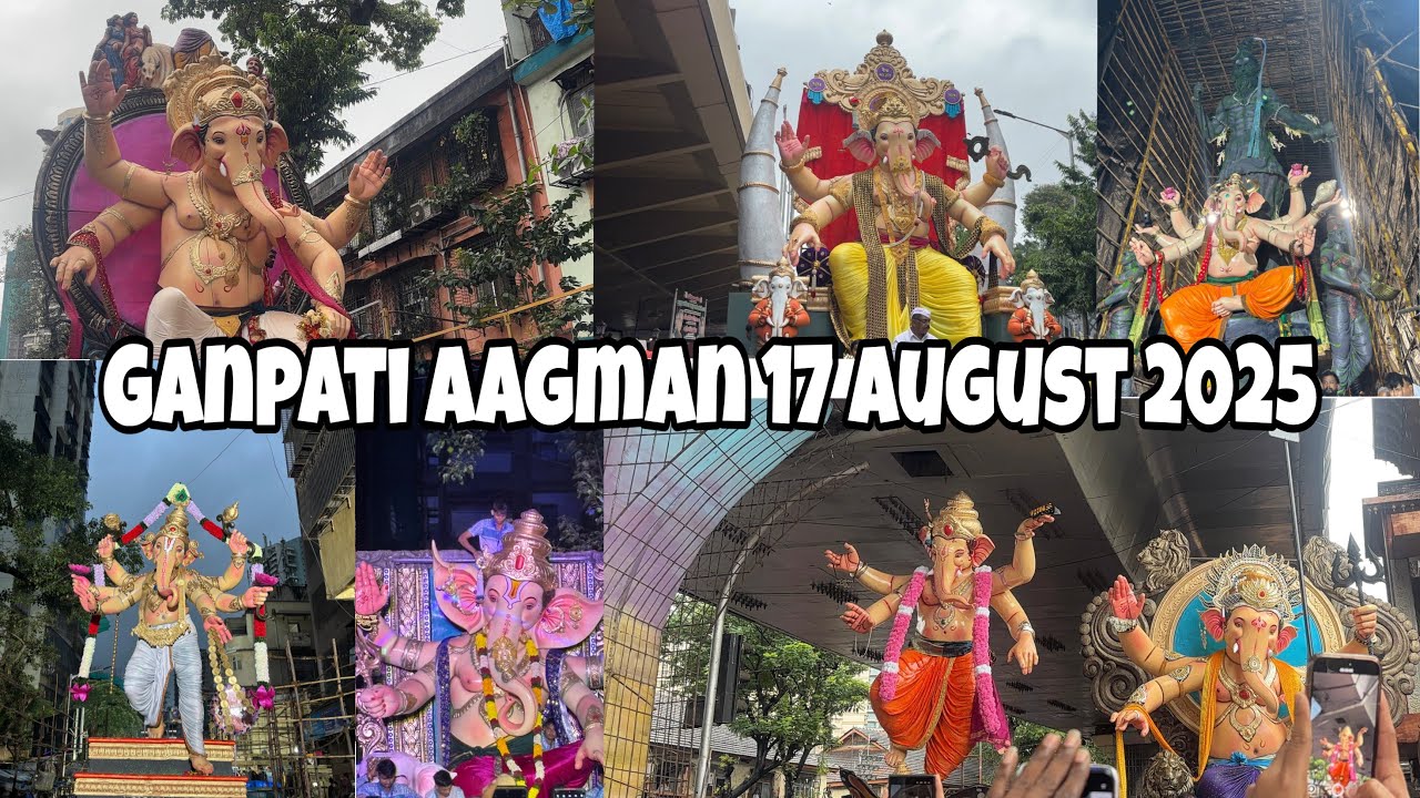 Ganpati Aagman 17 august 2025 || Vlog By Dheeraj || 