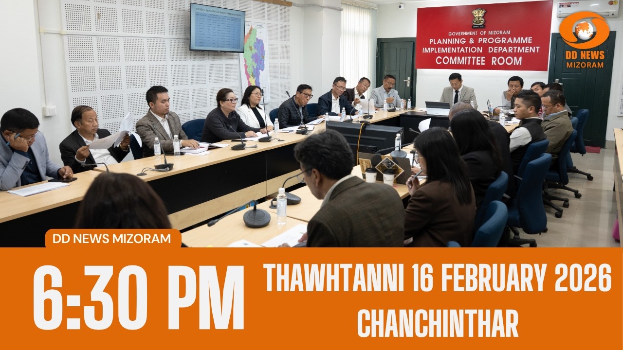 DD News Mizoram Chanchinthar | 16 February 2026 | 6:30 PM