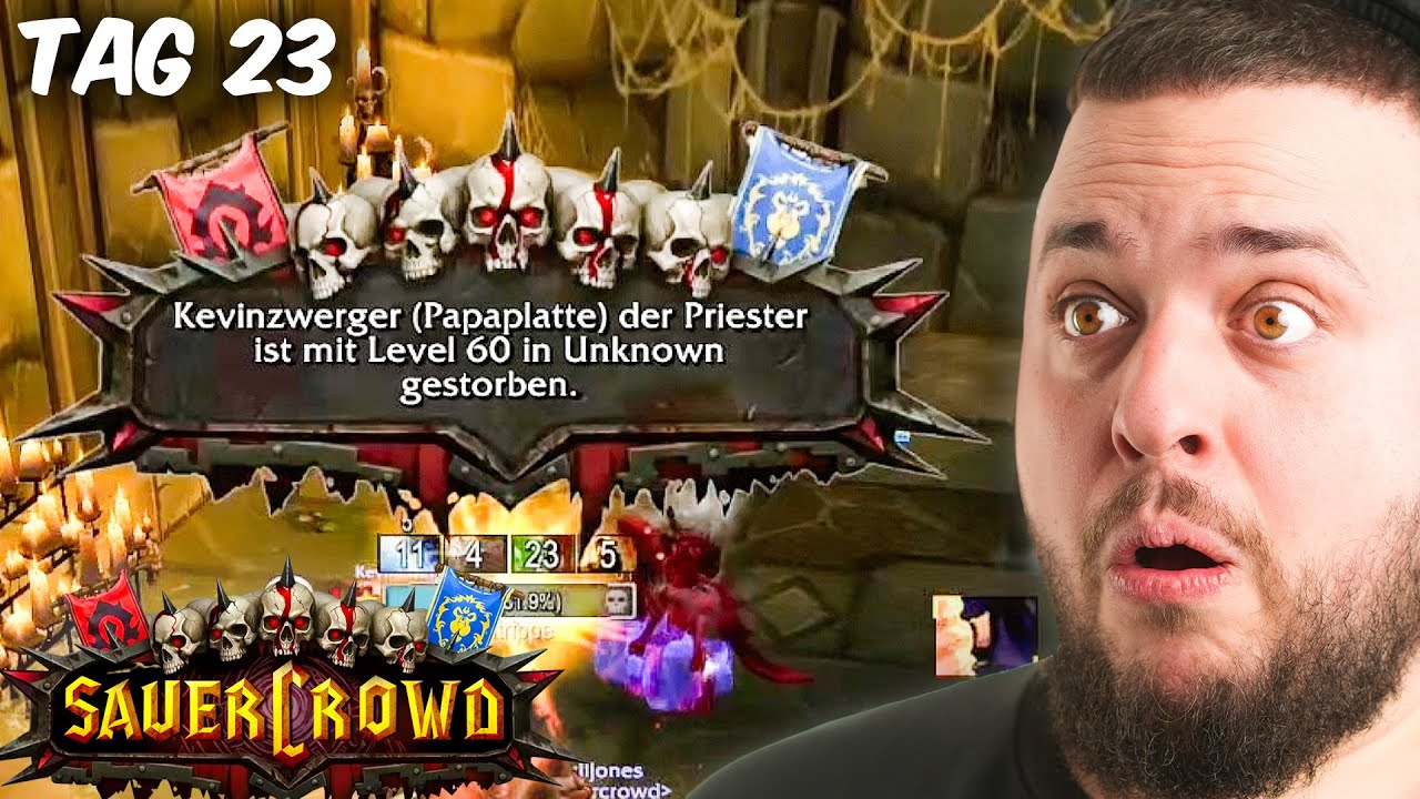 Kevin stirbt auf Level 60... [SAUERCROWD Tag 23]