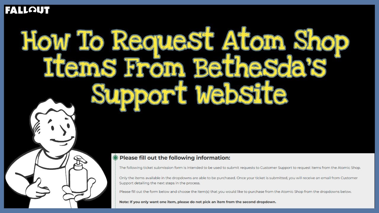 Fallout 76: Как запросить предметы из Атомной лавки через сайт Bethesda, ПЛЮС список доступных пр...