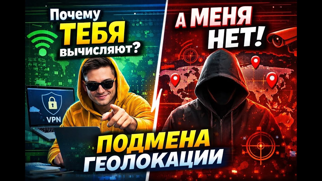 Почему тебя вычисляют через VPN / прокси, а меня - нет? Профессиональная подмена геолокации