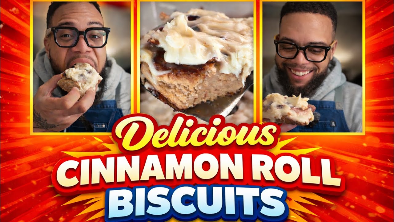 DELICIOUS Homemade Cinnamon Roll Biscuits Made Easy!