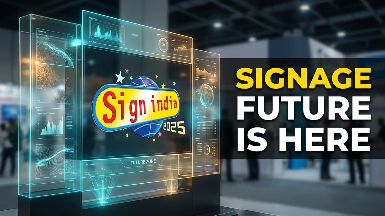 Explore the future of Signage at Sign India  NESCO Mumbai