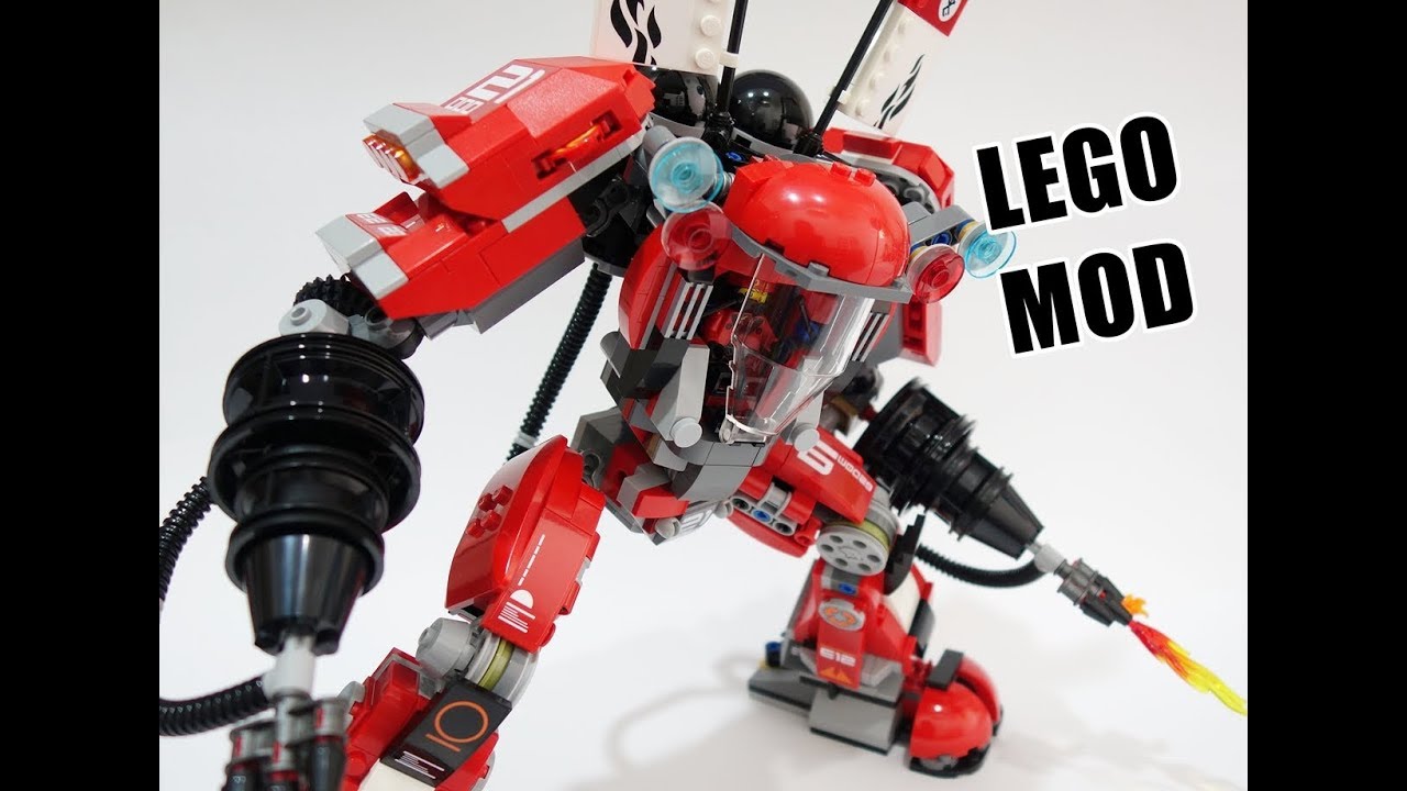 Lego Ninjago Movie Fire Mech Mod Set 70615