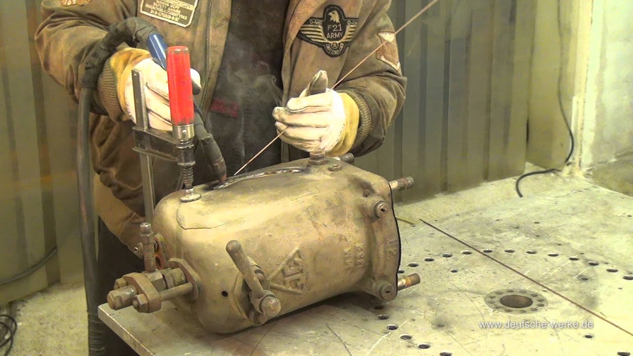 Cold TIG Welding of Cast Iron --- WIG Kalt-Schweißen von Gußeisen