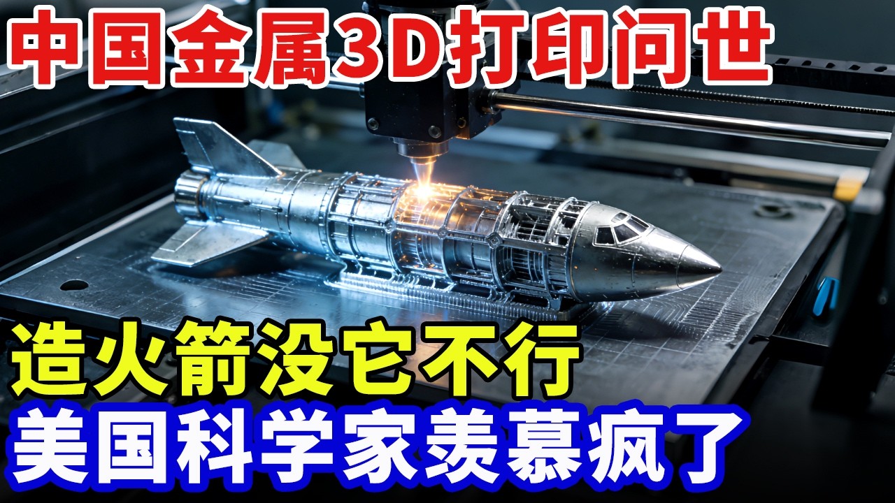 中国金属3D打印震撼世界，造火箭没它不行，用一项技术扭亏为盈，美国羡慕疯了【科技面对面】