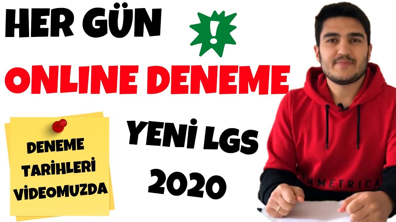 HER G&Uuml;N ONLINE DENEME OLMAK İSTER MİSİNİZ? LGS DENEME SINAVI