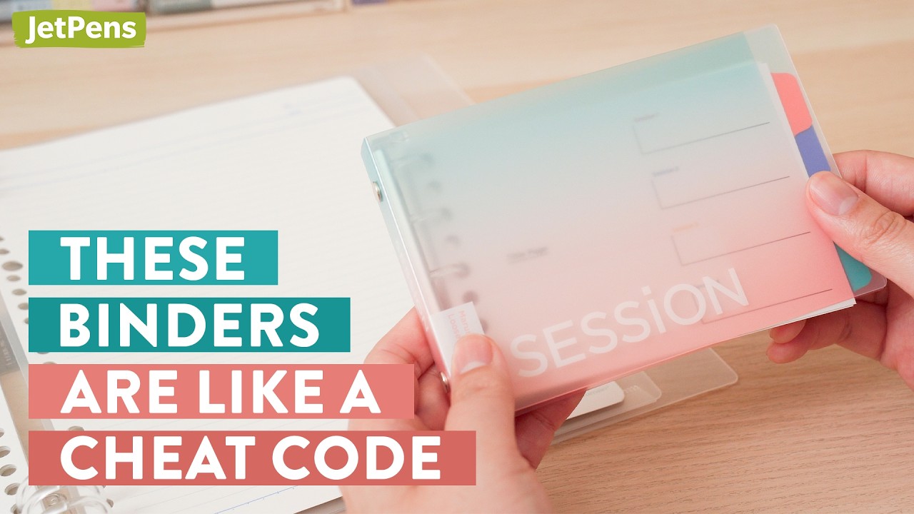 Japanese Binders with Satisfying Features You Didn't Know You Needed! ✨📒
