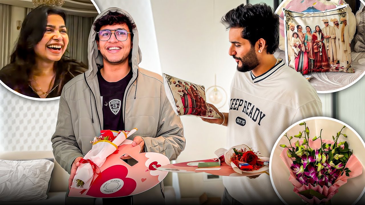 Full valentines week celebration itne sare aaye gifts 