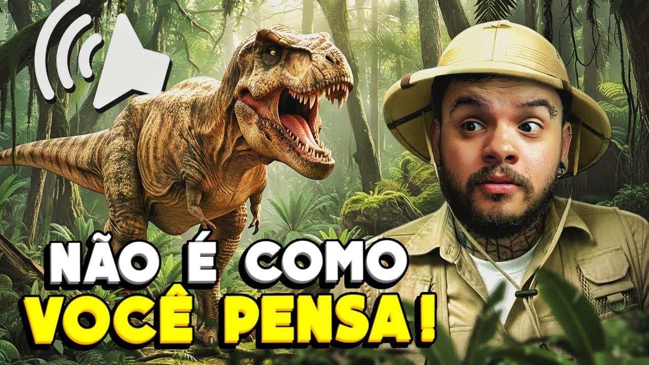 COMO SABEMOS os SONS dos DINOSSAUROS? (nóis nem tava lá doido)