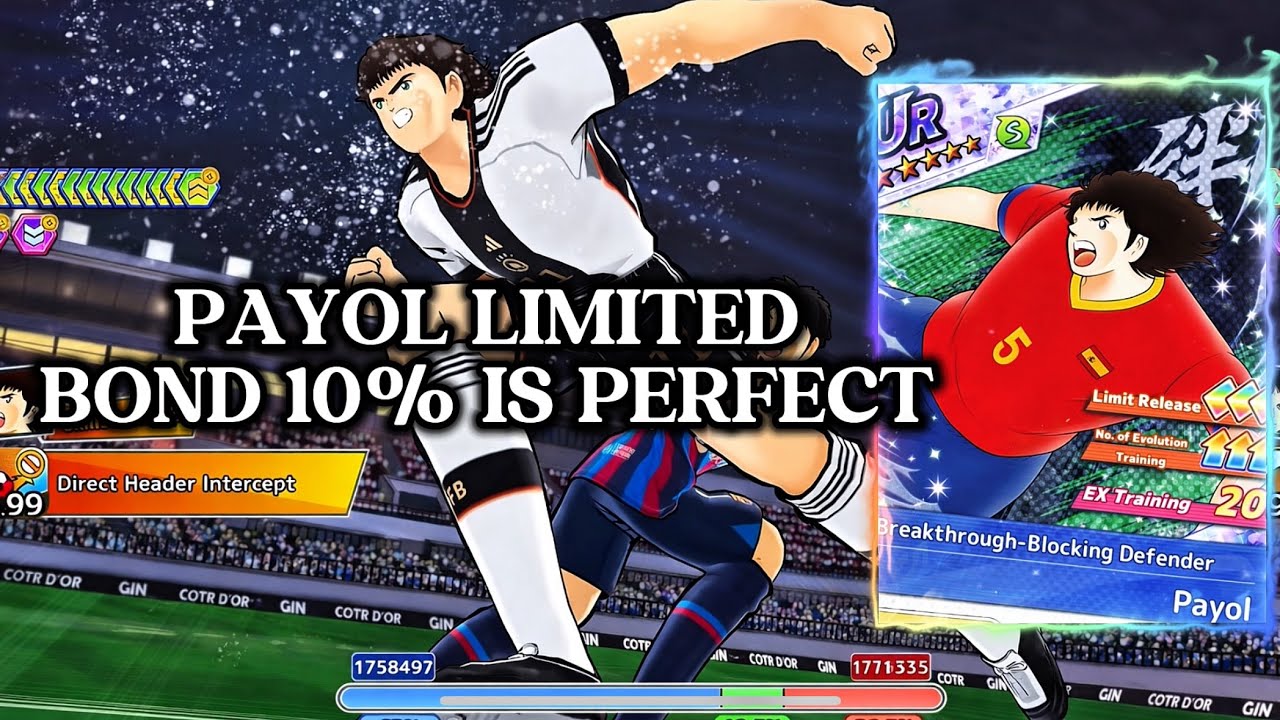 REVIEW PAYOL LIMITED. BOND 10% BUT PERFECT UNIT! CAPTAIN TSUBASA DREAM TEAM