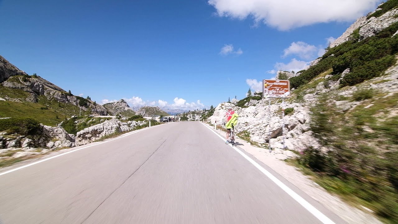 Passo Valparola from Digonera (South) via Passo Falzarego (Italy) - Indoor Cycling Training