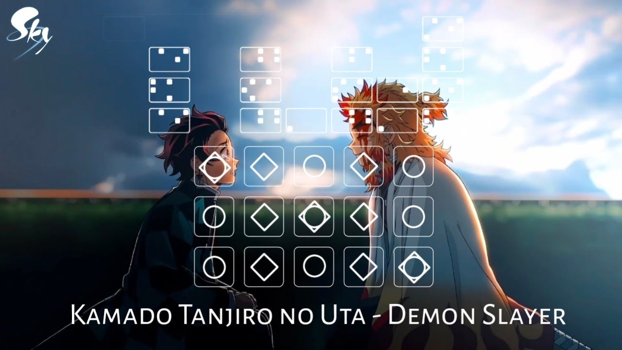 Kamado Tanjiro no Uta - Demon Slayer: Kimetsu no Yaiba | Sky Cotl | Sky sheet | Sky piano.