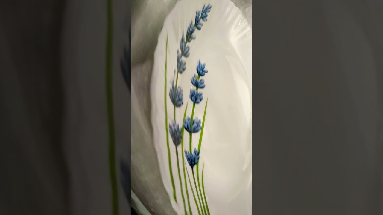 LAOPALA Pack of 35 Opalware English Lavender Dinner Set #youtubeshorts #shorts #unboxing #short