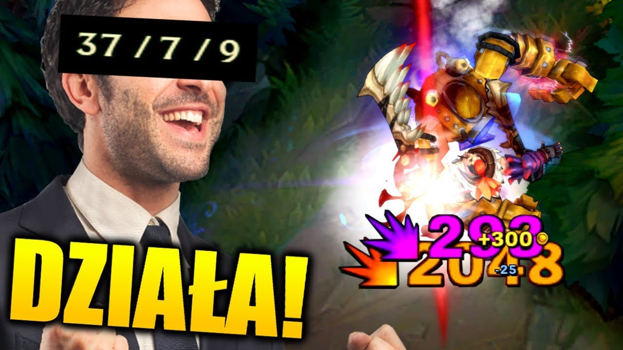 NIE MUSI NAWET GRABOWAĆ ŻEBY ONE SHOTOWAĆ - FULL AD BLITZCRANK Z NOWYMI RUNAMI JEST OP!