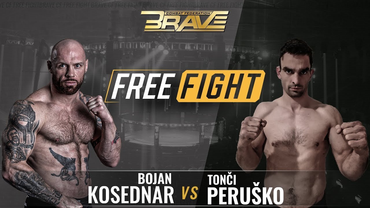 FREE MMA Fight | Bojan Kosednar vs Tonči Peruško | BRAVE CF 34