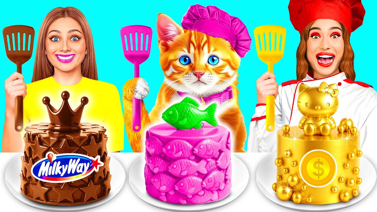Кулинарный Челлендж: Я против Бабушки с Котиком | Забавные Кухонные Лайфхаки от Crazy DO