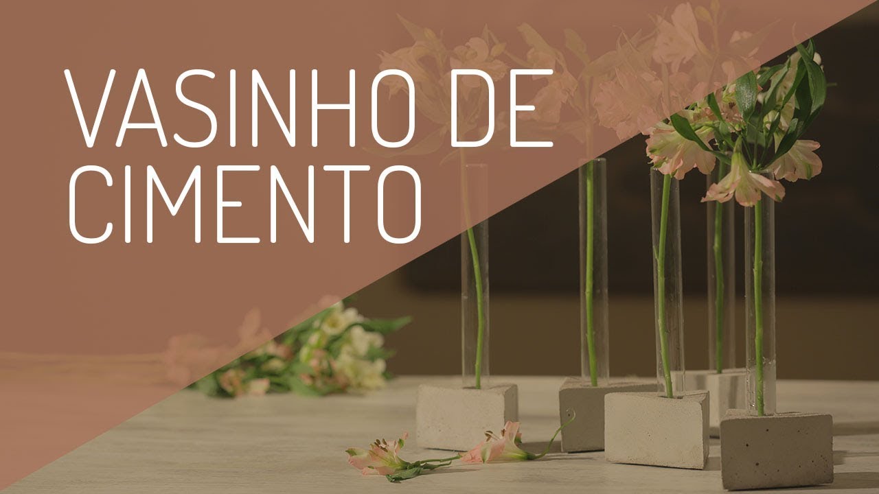 Como fazer uma vasinho de cimento | by Votorantim Cimentos