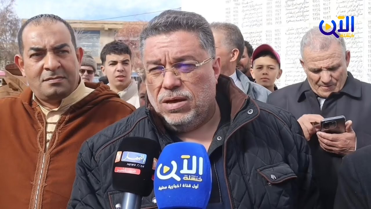 لمين عصماني رئيس حزب صوت الشعب في نشاط جواري بولاية #خنشلة.
