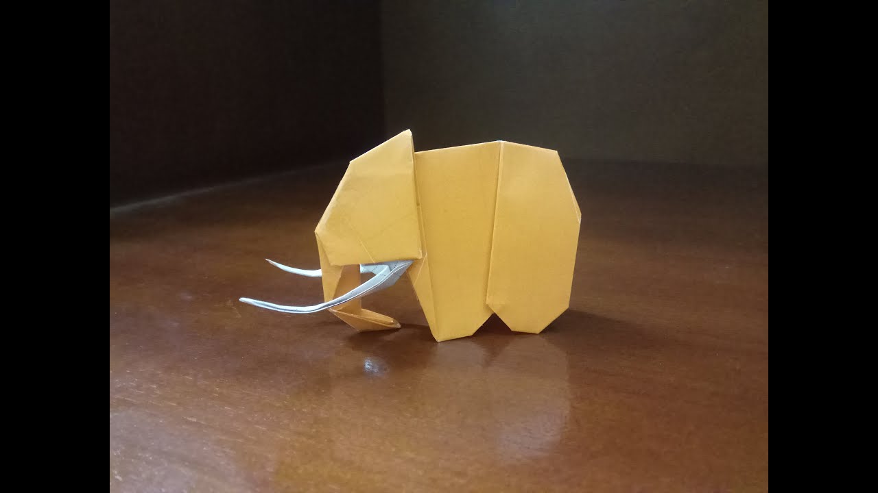 How To Make Origami Mammoth Tutorial