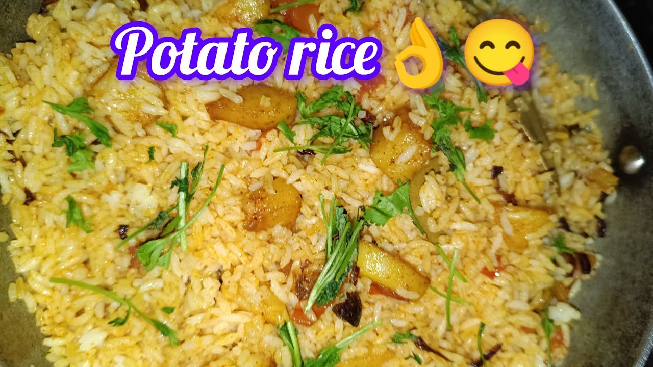 Tasty tasty potato rice 👌#potato recipy #potato special 👌👌