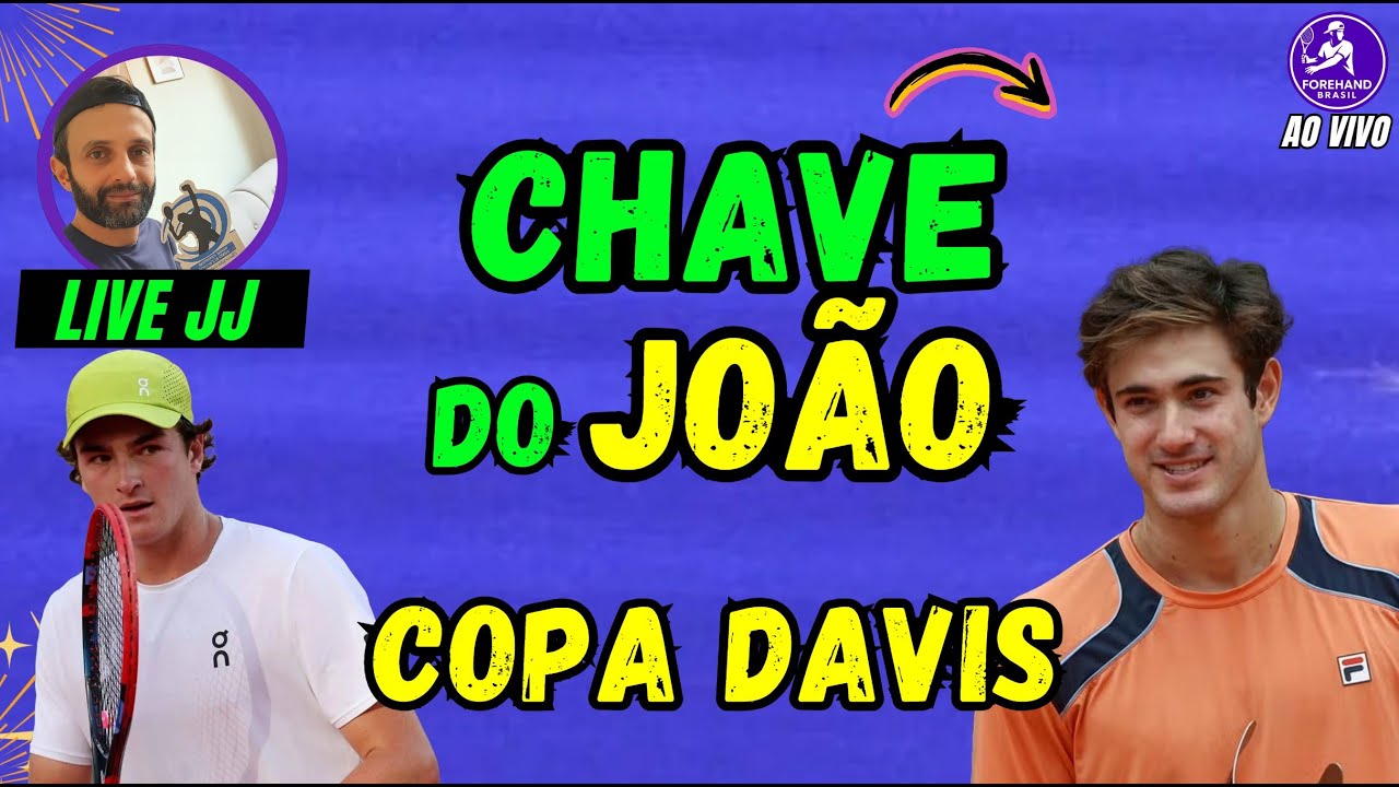 Sorteio dos adversários do João Fonseca em Buenos Aires + Copa Davis | AO VIVO