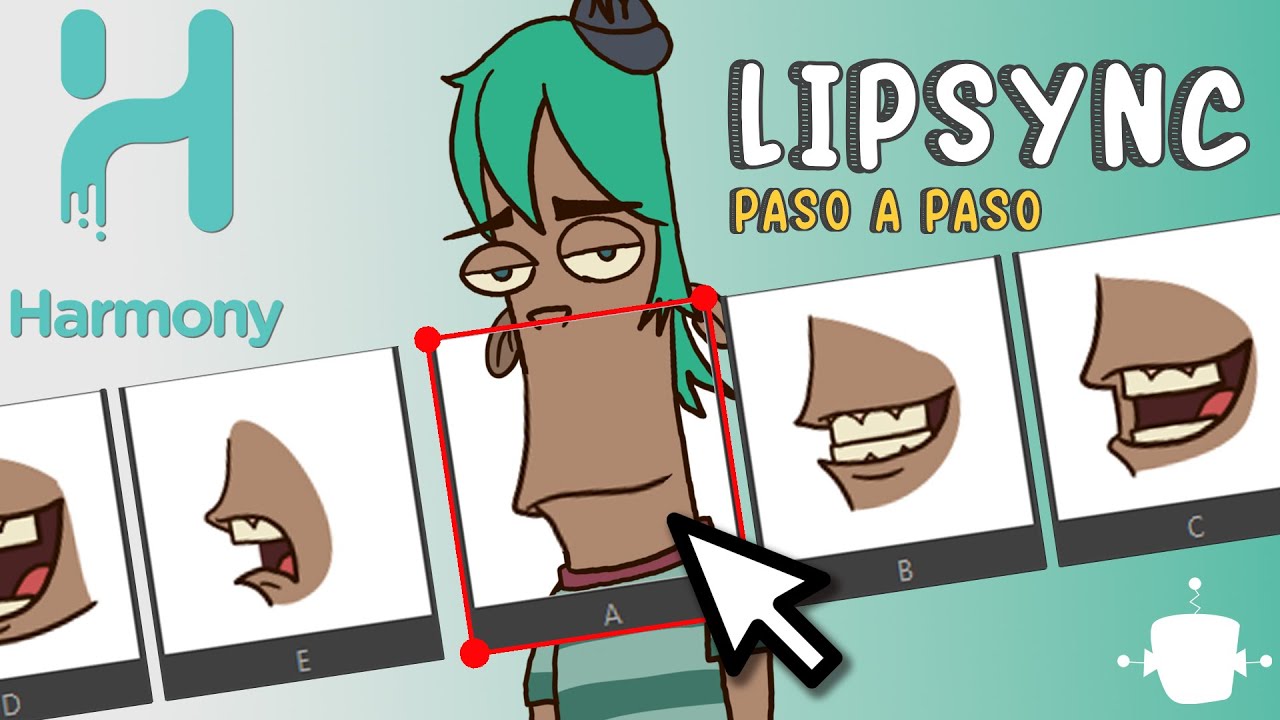 como hacer Sincronización de Labios - LIPSYNC | Harmony ToonBoom Tutorial