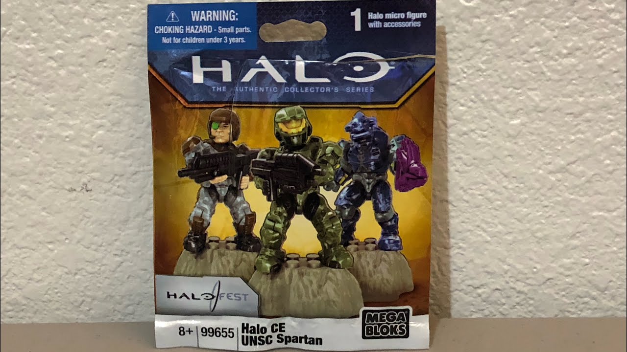 Halo Mega Bloks Halo CE UNSC Spartan Halo Fest 99655