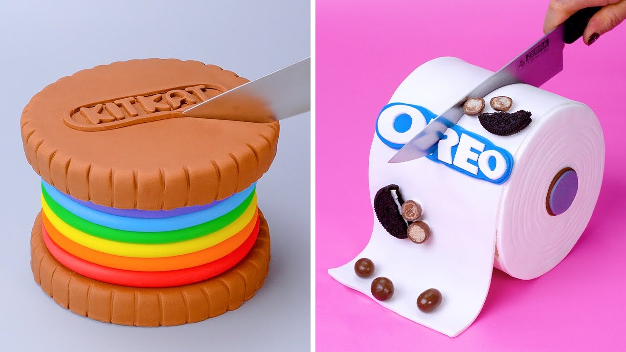 So Leckere 3D-Kuchendekoration | Beste Einfache Schokoladenkuchendekoration | Leckerer Kuchen