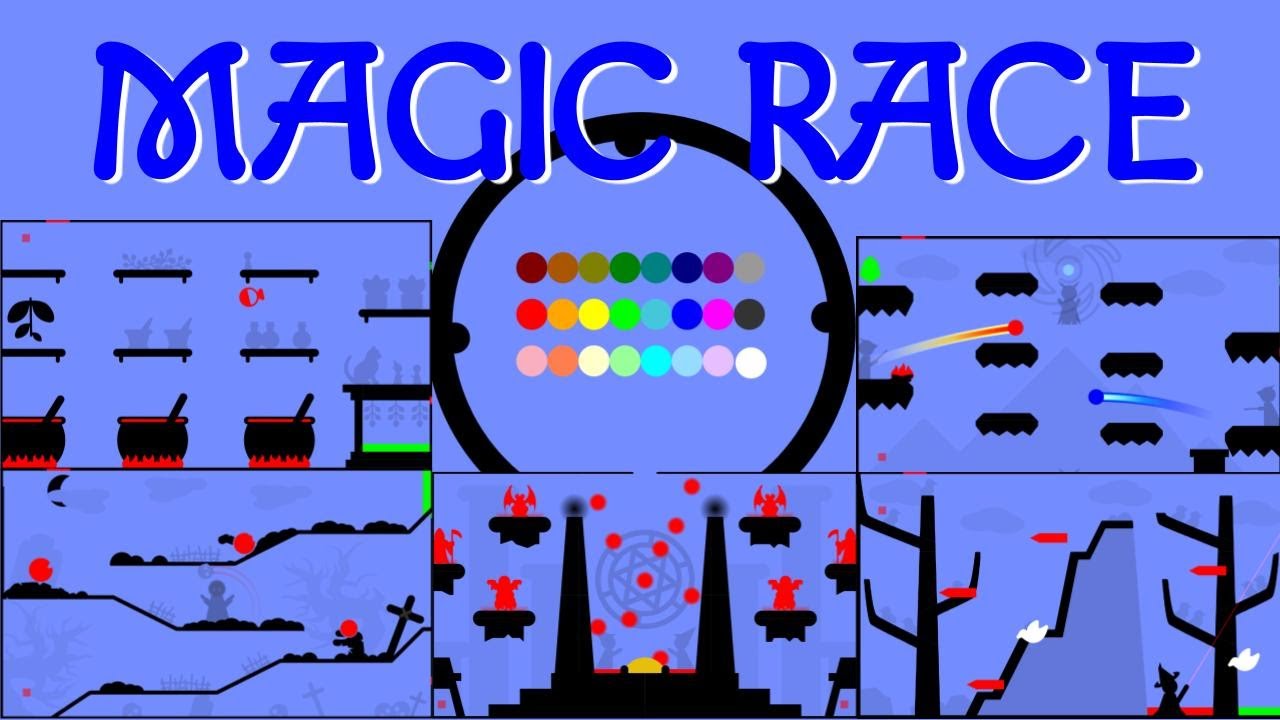 24 Marble Race EP. 48: Magic Race (by Algodoo)
