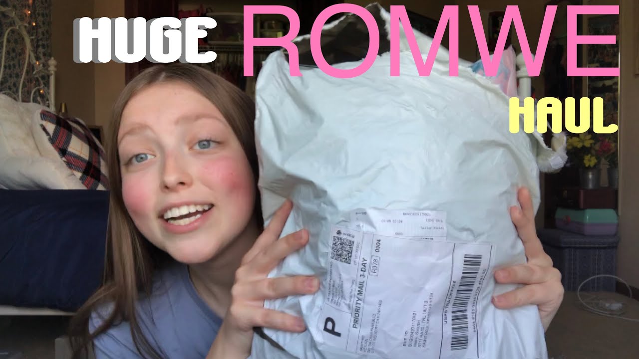 ROMWE clothing haul/review!