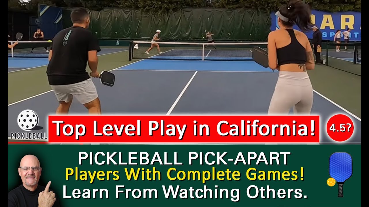 Pickleball! These Players Are So Good!  It's Too Bad One Team Had To Lose!