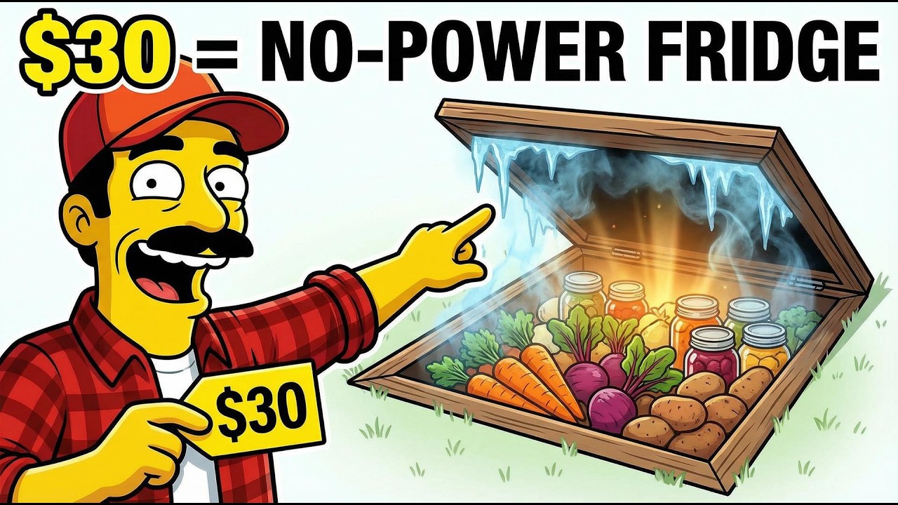 The $30 Root Cellar That Keeps Food Fresh for Months (super easy build)
