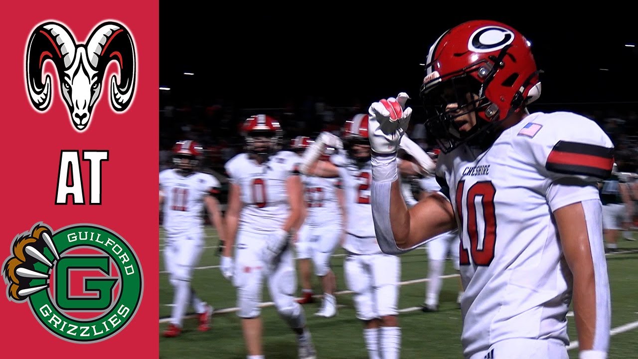 Boom Squad | Cheshire at Guilford | Varsity Football Highlights 2024