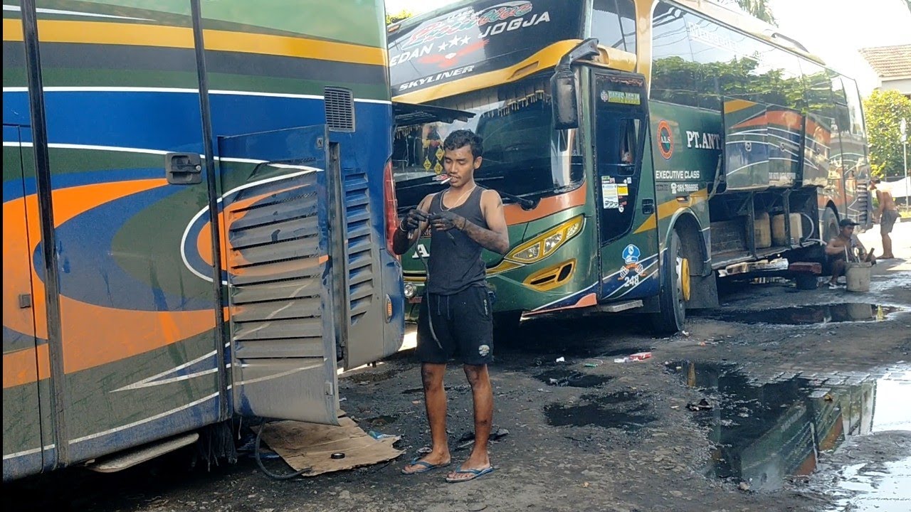 INI YANG DIKERJAKAN CREW BUS ALS 311 SAAT MATI TRIP ‼️PAK BUYUNG CC BUS ALS 248 AWASI HELPER SERVICE