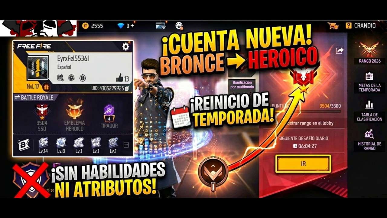 Subiendo de BRONCE a HEROICO  REINICIO DE TEMPORAD