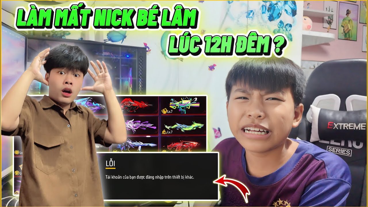 VLOG | Shima Troll Làm Mất Nick Bé Lâm, Thần Đồng Đã Khóc 😭
