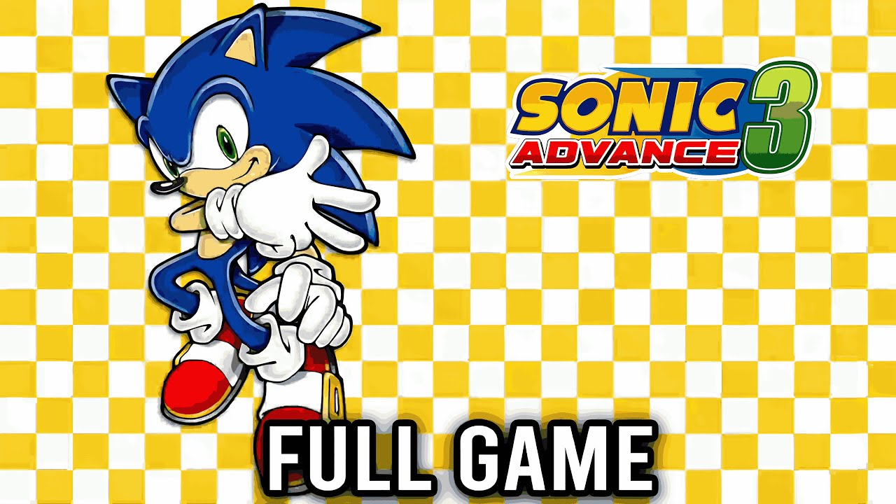 Sonic Advance 3 (GBA) - FULL GAME No Commentary (Longplay)