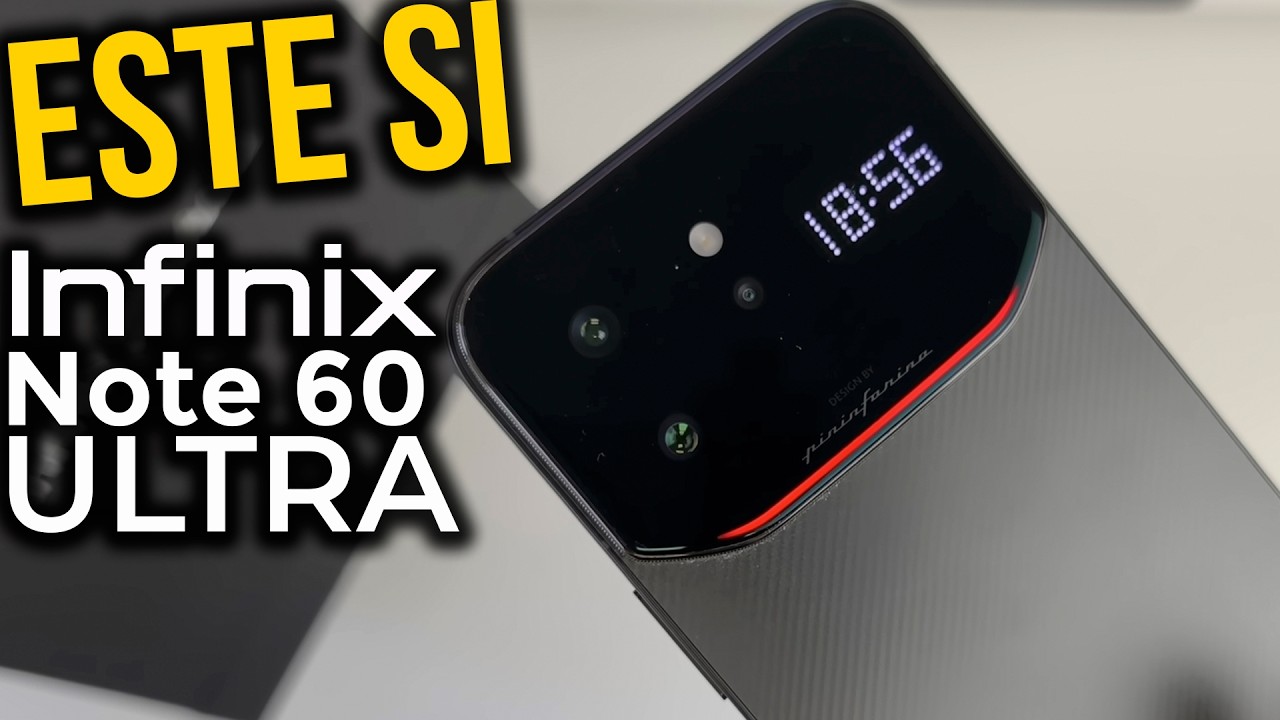 Este INFINIX es OTRO NIVEL… 200MP, 7000mAh y diseño de FERRARI 😳