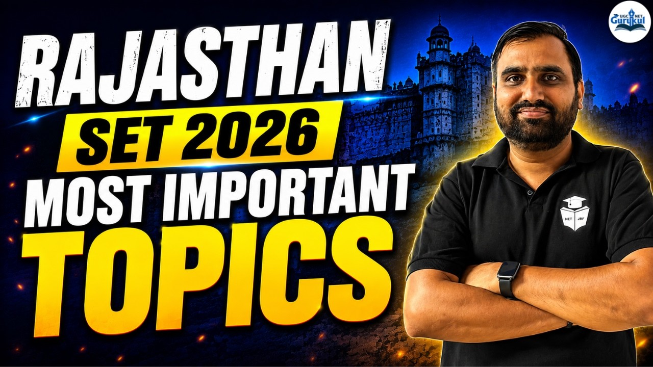 Rajasthan SET 2026 | Most Important Topics & Preparation Strategy | High-Weightage Units
