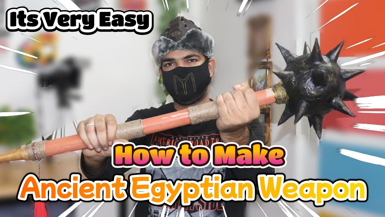 How to make DIY Old Mace Weapon | Bahubali Weapon | Hammer | Cardboard Sword @Technobhaijan