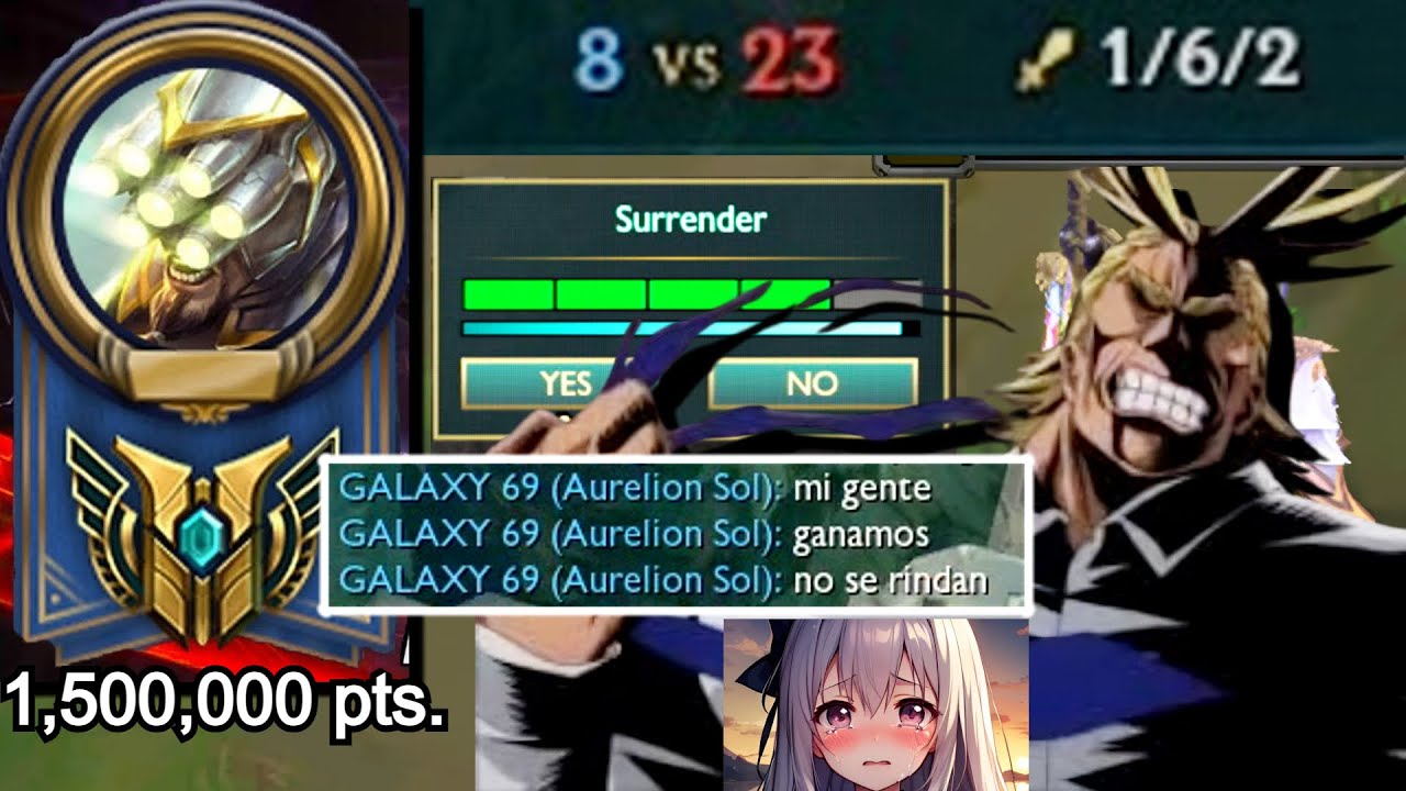 EL MAIN GAREN VS AURORA TOP | NEVER SURRENDER @ElMainGaren