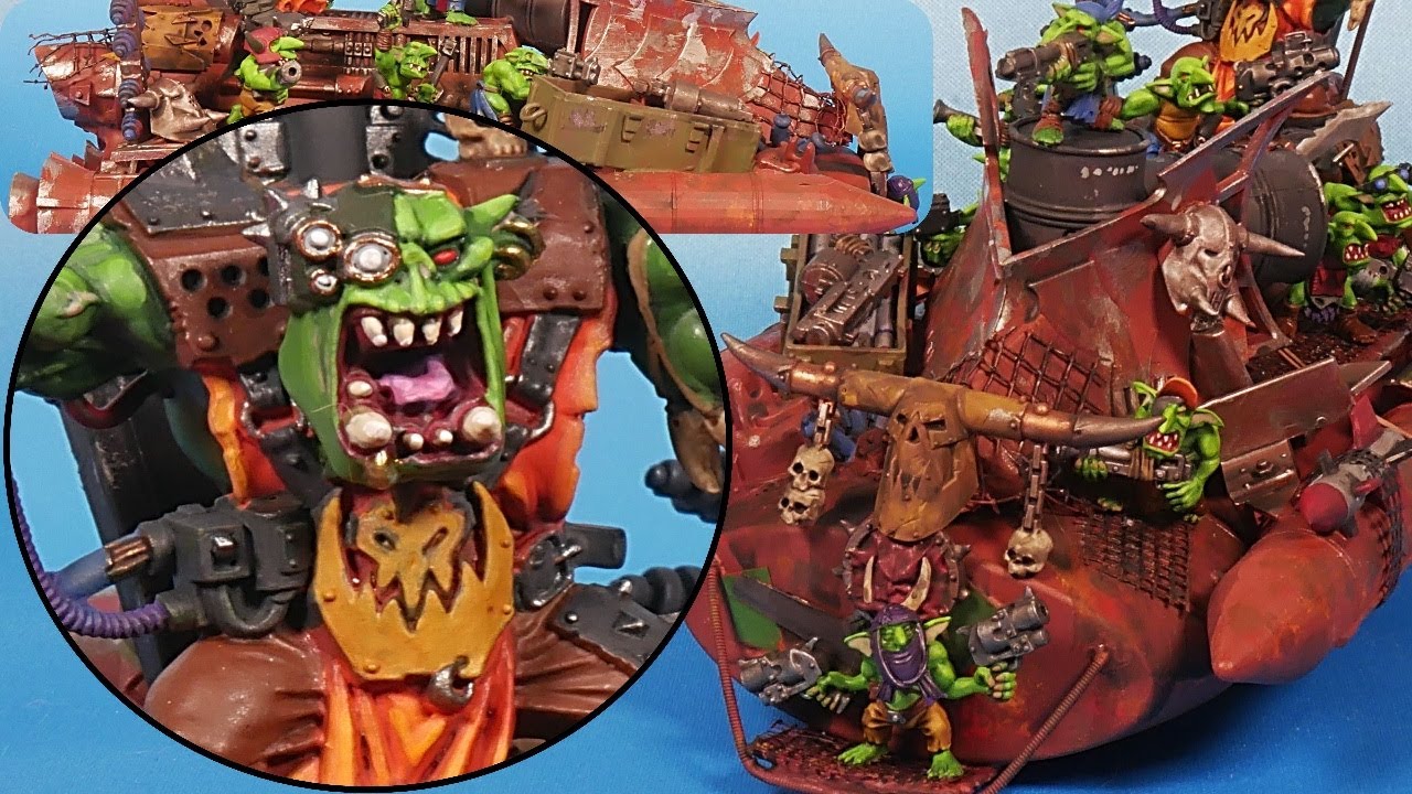 Создан из мусора: Warhammer 40K ORK Gravtank (WAAAGH!!!)