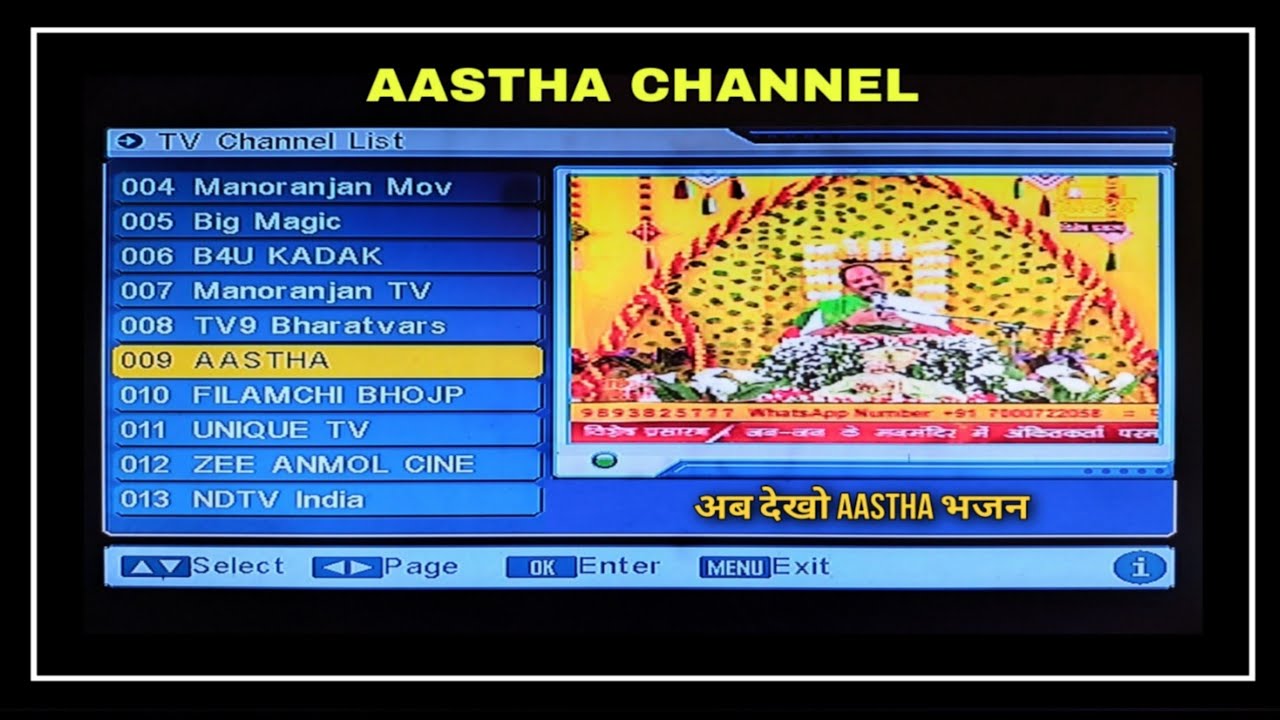 How to add Aashta Tv Channel On DD Free Dish || Aashta Tv Channel Add Kare || Aashta Bhajan Channel