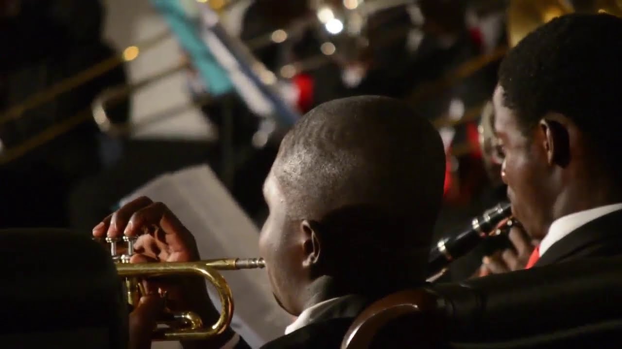 UNIVERSITY OF CAPE COAST MUSIC DEPT. BRASSBAND @ REGIMENTAL BAND @MILITARY BAND FULL PERFORMANCE UCC