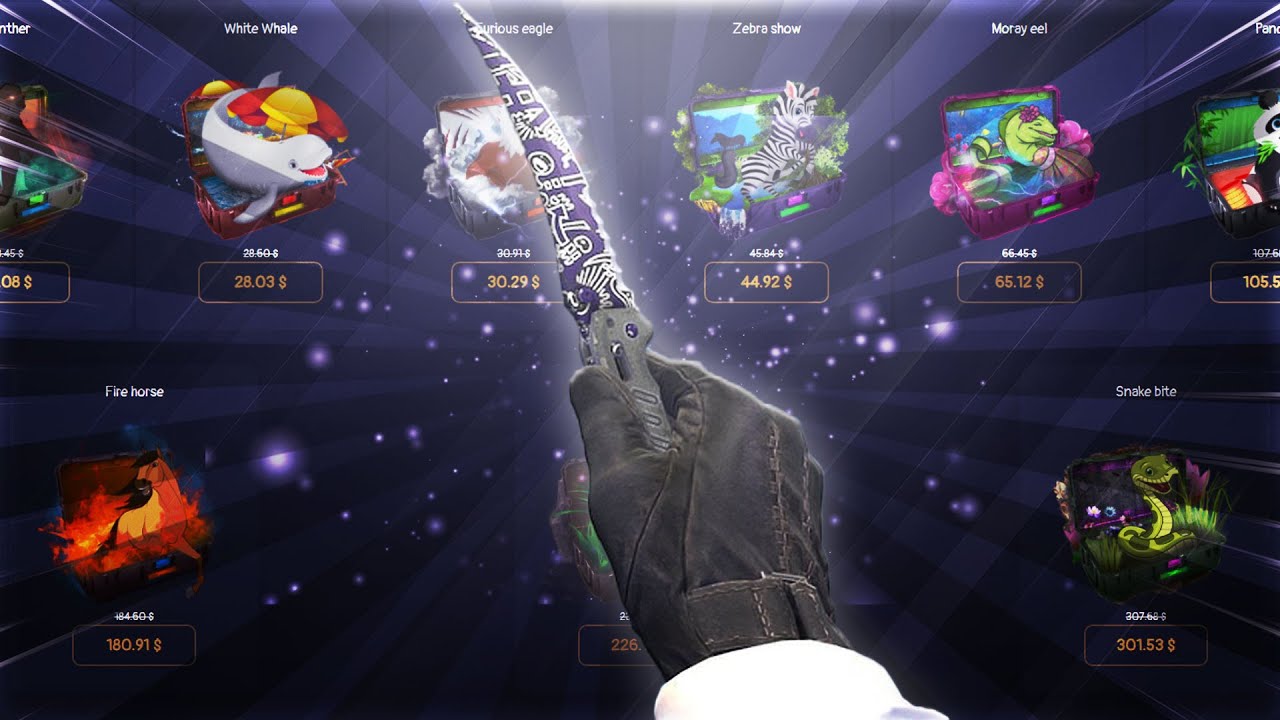 I WON 3 KNIVES ON PANDASKINS!! (PANDASKINS)