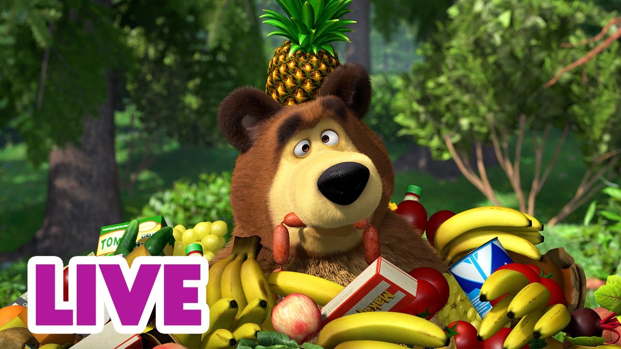 🔴 EN VIVO TV 📺 Masha y el Oso Castellano 😂 ¡Los episodios más divertidos! 🎬 Masha and the Bear