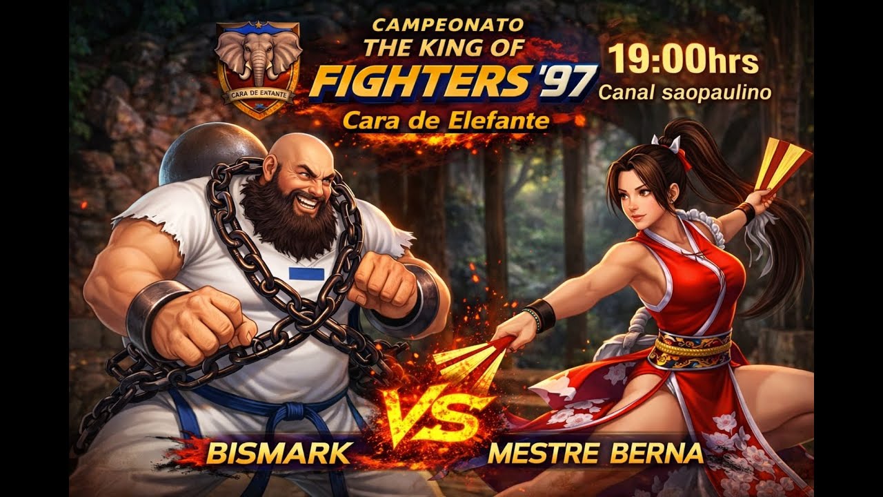 BISMARCK  VS ANDRE LUIZ  KOF97 TORNEIO CARA DE ELEFANTE
