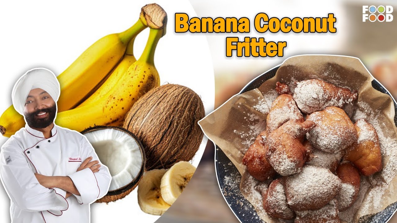 इतने टेस्टी पकौड़े कभी नहीं खाए होंगे | Banana Coconut Fritter Recipe Is INSANE!