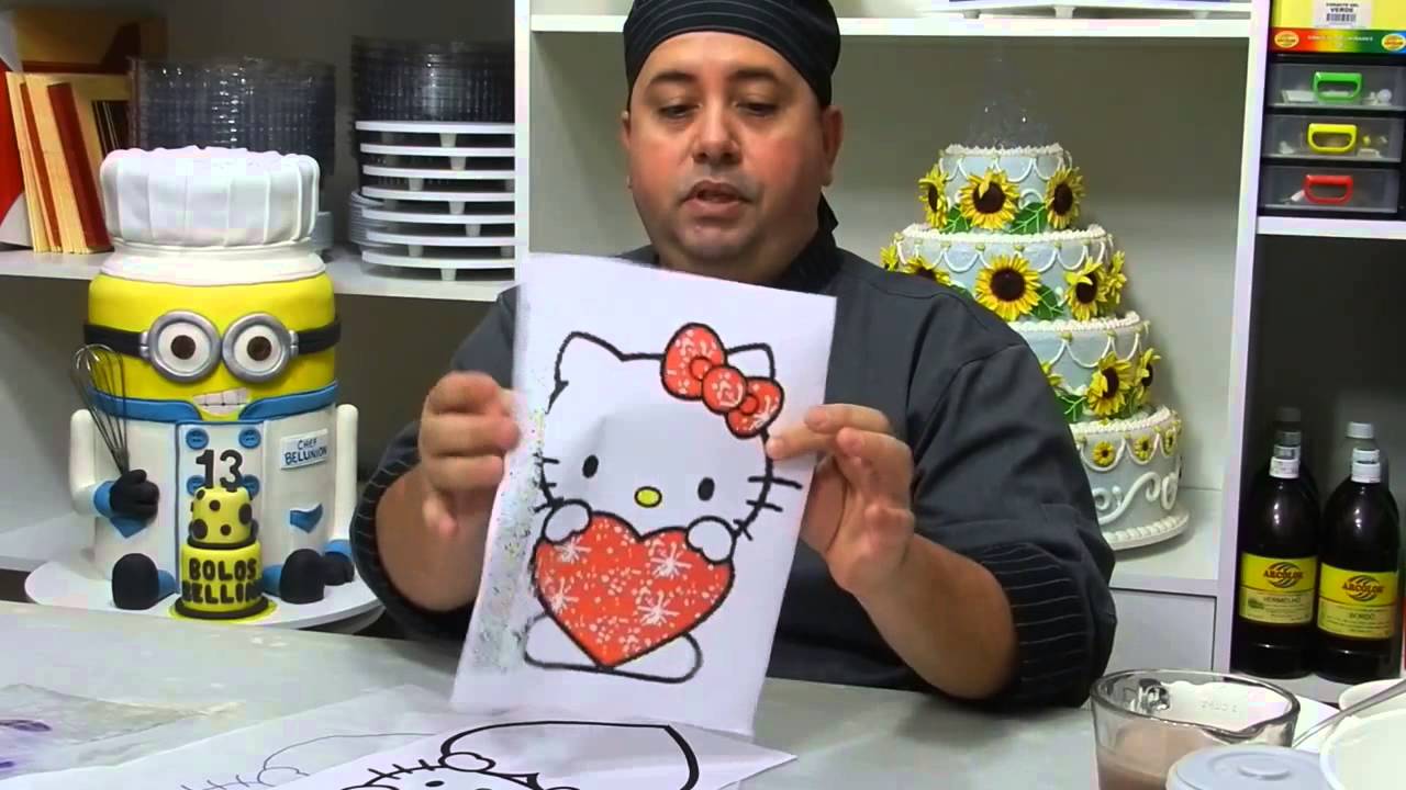 BOLO DECORADO EM CHANTILLY PARTE 1